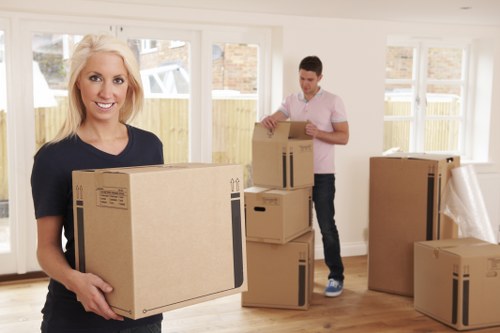 Family belongings organized inside a Southborough self storage space