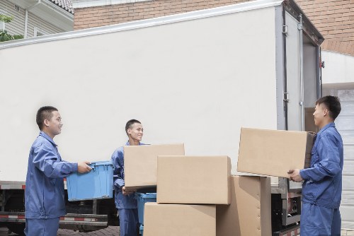 A well-arranged storage unit with labeled boxes and seasonal items