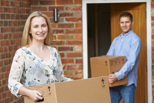 Secure document storage facility in Southborough with organized archive boxes