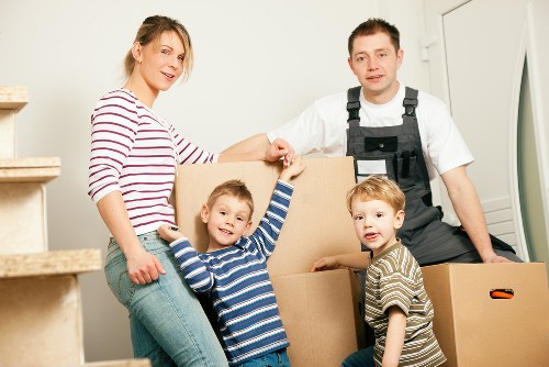 Clean and organized storage space for sofas and tables in Southborough