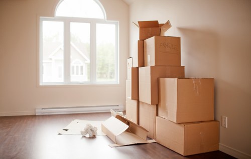 Clean storage unit in Southborough prepared for long-term belongings