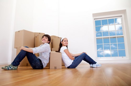 Professional mover handling domestic relocation in Southborough