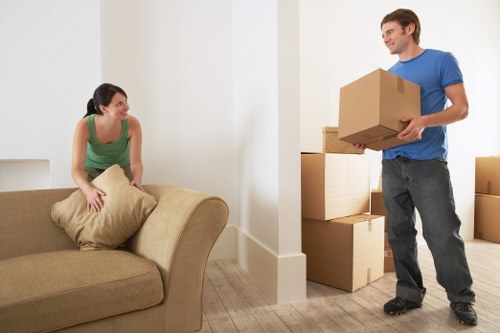 Packing and loading belongings for Southborough house removals